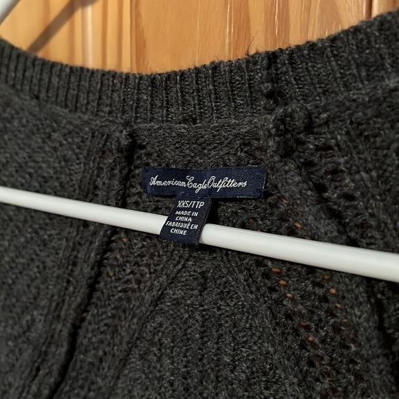 AMERICAN Eagle Outfitters Gray Cardigan - Picture 6 of 10